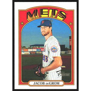 2021 Topps Heritage #99 Jacob deGrom