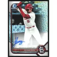 2022 Bowman Chrome Mega Box Autographs #BMA-JB Joshua Baez Autographed