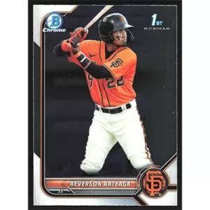 2022 Bowman Chrome Prospects #BCP-82 Aeverson Arteaga