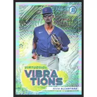 2022 Bowman Chrome Virtuosic Vibrations #VV-11 Kevin Alcantara