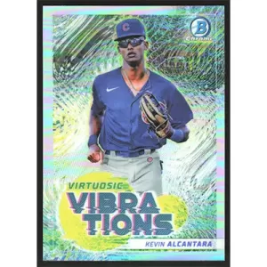 2022 Bowman Chrome Virtuosic Vibrations #VV-11 Kevin Alcantara