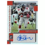 2022 Donruss Optic Signature Series Holo #SS-JA Jamal Anderson Autographed