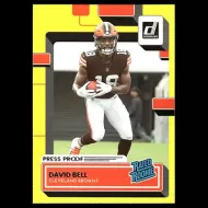 2022 Donruss Press Proof Yellow #332 David Bell Rated Rookie