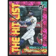 2022 Donruss The Hit List Pink Fireworks #THL-10 Jose Altuve