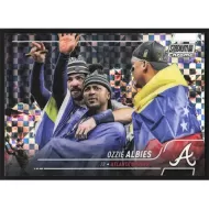 2022 Stadium Club Chrome X-Fractors #91 Ozzie Albies