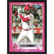 2022 Topps Chrome Magenta Speckle Refractors #203 Jo Adell