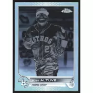 2022 Topps Chrome Negative Refractors #6 Jose Altuve