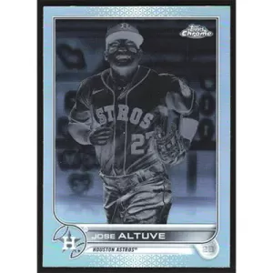 2022 Topps Chrome Negative Refractors #6 Jose Altuve