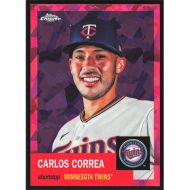 2022 Topps Chrome Platinum Anniversary Fuchsia Atomic Refractors #256 Carlos Correa