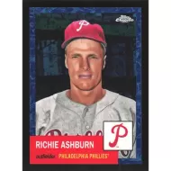 2022 Topps Chrome Platinum Anniversary Toile White Blue Refractors #349 Richie Ashburn