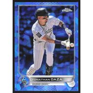 2022 Topps Chrome Sapphire #335 Yonathan Daza