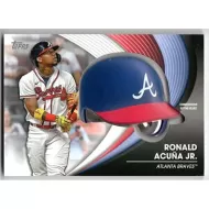 2022 Topps Commemorative Batting Helmet Relics #BH-RA Ronald Acuna Jr.