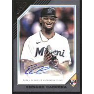 2022 Topps Gallery Rookie Autographs #RA-ECA Edward Cabrera Autographed