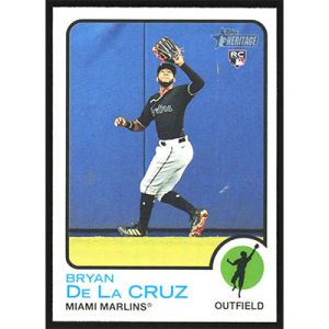 2022 Topps Heritage #334 Bryan De La Cruz