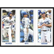 2022 Topps Opening Day Triple Play #TPC-3A-C C. Bellinger/M. Betts/C. Kershaw