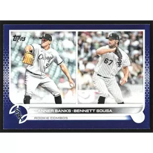 2022 Topps Update Royal Blue #US146 T. Banks/B. Sousa Rookie Combos