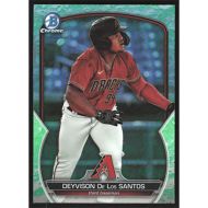 2023 Bowman Chrome Draft Lunar Glow Refractors #BDC-36 Deyvison De Los Santos