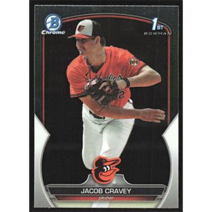 2023 Bowman Chrome Draft #BDC-189 Jacob Cravey