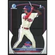 2023 Bowman Chrome Prospects #BCP-3 Justin Crawford