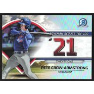 2023 Bowman Chrome Scouts Top 100 #BTP-21 Pete Crow-Armstrong