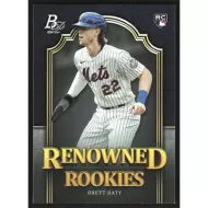 2023 Bowman Platinum Renowned Rookies #RR-5 Brett Baty