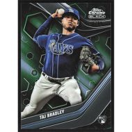 2023 Topps Chrome Black Green Refractors #60 Taj Bradley