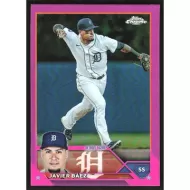 2023 Topps Chrome Pink Refractors #83 Javier Baez