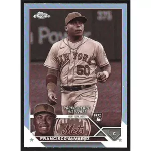 2023 Topps Chrome Update Sepia Refractors #USC103 Francisco Alvarez Rookie Debut