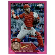 2023 Topps Chrome Pink Refractor #139 Willson Contreras