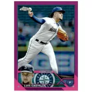 2023 Topps Chrome Pink Refractor #13 Luis Castillo