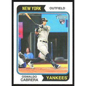 2023 Topps Heritage #135 Oswaldo Cabrera