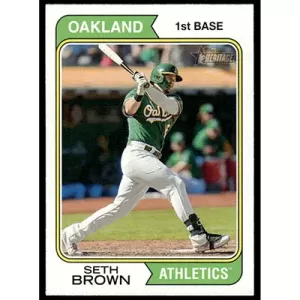 2023 Topps Heritage #279 Seth Brown