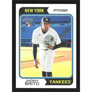 2023 Topps Heritage #557 Jhony Brito