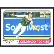 2023 Topps Heritage #606 Yonathan Daza