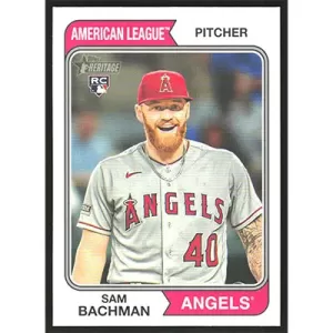 2023 Topps Heritage #704 Sam Bachman SP