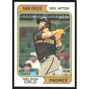 2023 Topps Heritage #76 Nelson Cruz
