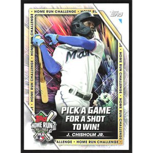 2023 Topps Home Run Challenge Code Cards #HRC-12 Jazz Chisholm Jr.