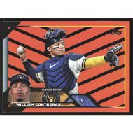 2023 Topps Update Halloween Orange and Black Foil #US197 William Contreras