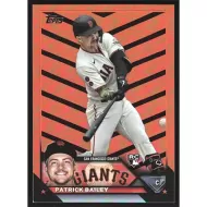 2023 Topps Update Halloween Orange and Black Foil #US8 Patrick Bailey