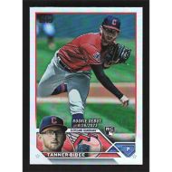 2023 Topps Update Rainbow Foil #US107 Tanner Bibee Rookie Debut