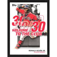 2023 Topps Welcome to the Club #WC-1 Ronald Acuna Jr. 30/30