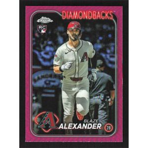 2024 Topps Chrome Update Magenta Refractors #USC53 Blaze Alexander