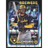 2024 Topps Chrome Update RayWave Refractors #USC30 Jackson Chourio Rookie Debut