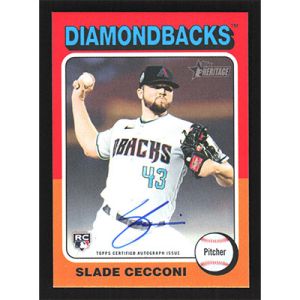 2024 Topps Heritage Real One Autographs #ROA-SCE Slade Cecconi Autographed