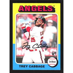 2024 Topps Heritage #109 Trey Cabbage