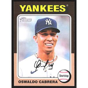 2024 Topps Heritage #251 Oswaldo Cabrera