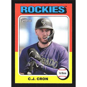 2024 Topps Heritage #435 C.J. Cron