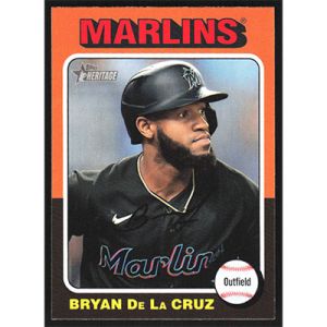 2024 Topps Heritage #483 Bryan De La Cruz