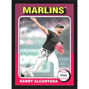 2024 Topps Heritage #484 Sandy Alcantara