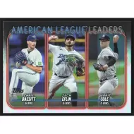 2024 Topps Rainbow Foil #57 C. Bassitt/Z. Eflin/G. Cole League Leaders